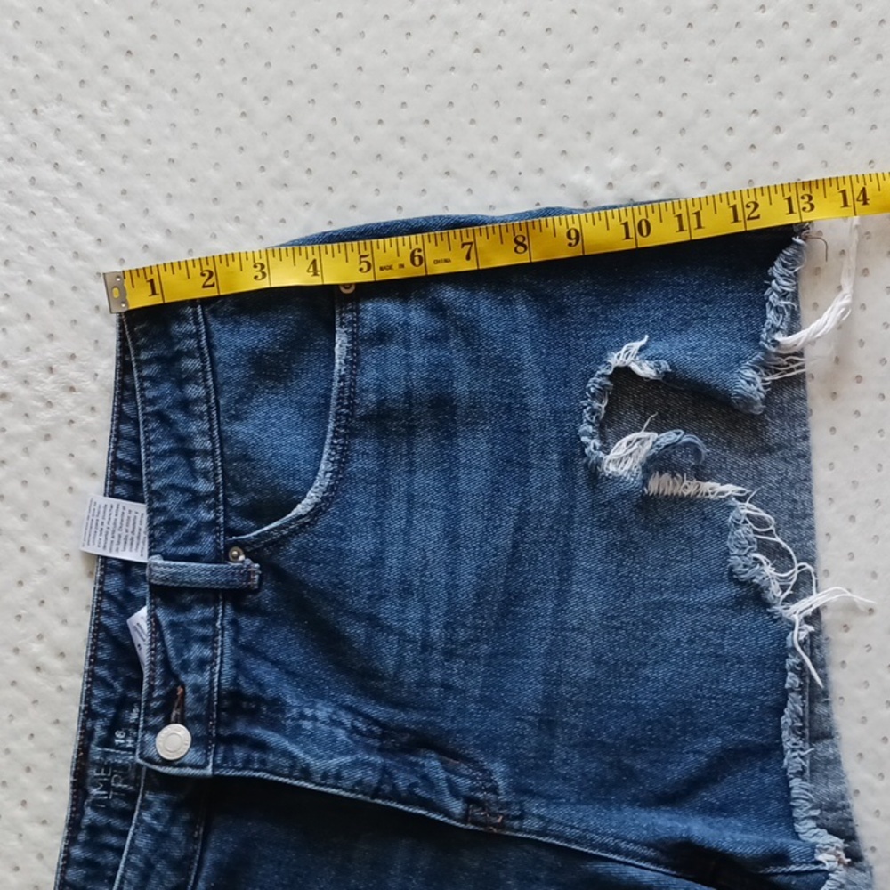 Time & Tru Distressed Jean Shorts size 16 plus size - Picture 8 of 12